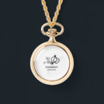 Mr & Mrs add family name date year wedding favour  Watch<br><div class="desc">design</div>