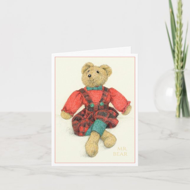 MR. & MRS. BEAR Note Card II (Front)