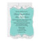 Mr & Mrs Blue Wedding Invitations