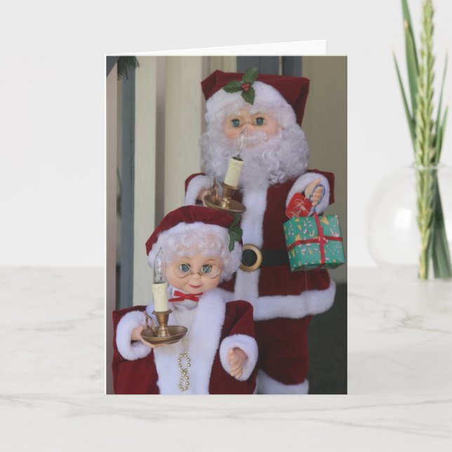Mr. & Mrs. Claus card (Front)