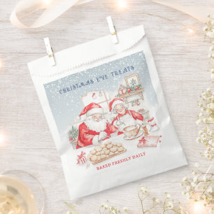 Mr & Mrs Claus Christmas Cookies  Favour Bag