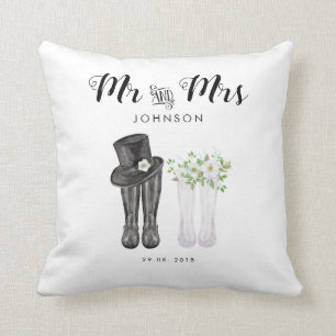 Mr & Mrs Cushion Wedding Anniversary Xmas Gift