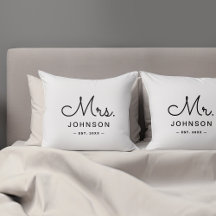 Mr & Mrs Custom Last Name