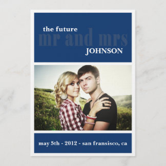 MR & MRS. Enregistrer la date Invitation