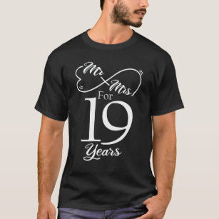 Mr. & Mrs. For 19 Years 19th Wedding Anniversary T-Shirt