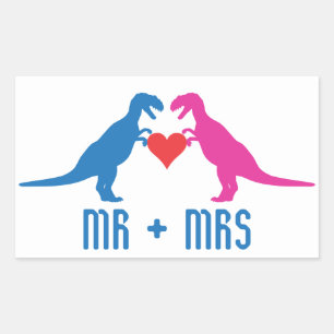 Mr+Mrs - Love Dinosaurs Sticker