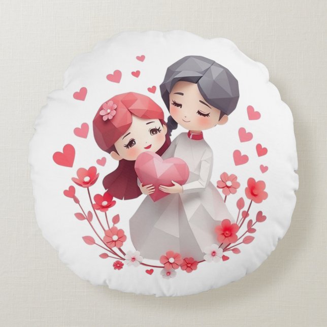Mr. & Mrs. | Love is Brewing Couples Memory Pillow (Front)
