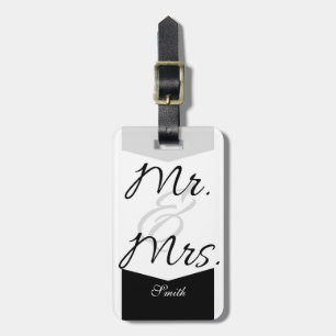 Mr & Mrs Luggage Tag