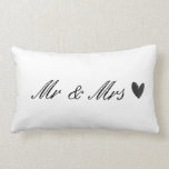 Mr & Mrs Lumbar Cushion<br><div class="desc">Prefect wedding gift!</div>