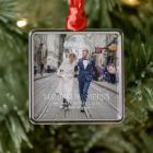 Mr. & Mrs. | Married & Merry First Christmas Photo