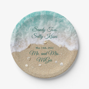 Mr. & Mrs. McGee 7" Round Paper Plates