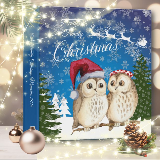 Mr & Mrs Owl Family Christmas Photo Binder (Creator Uploaded)