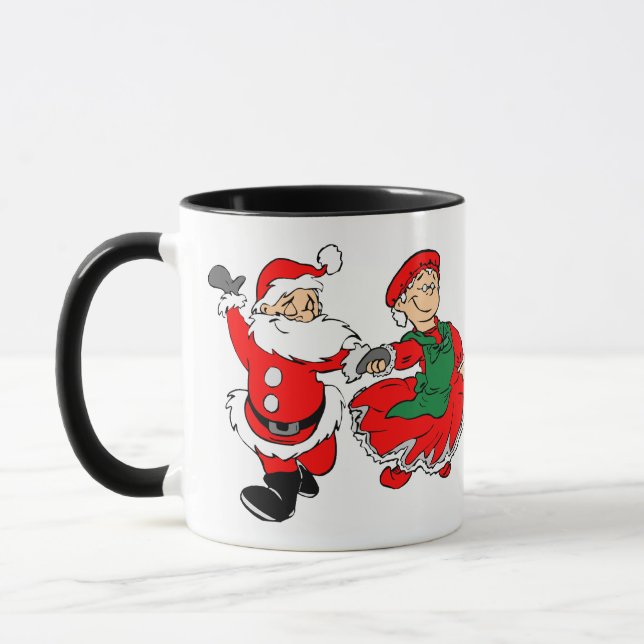 Mr & Mrs. Santa Mug (Left)