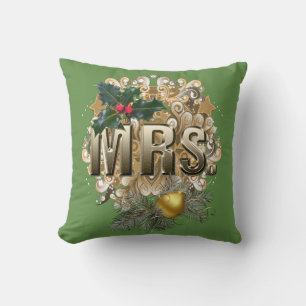 Mr & Mrs Throw Pillow