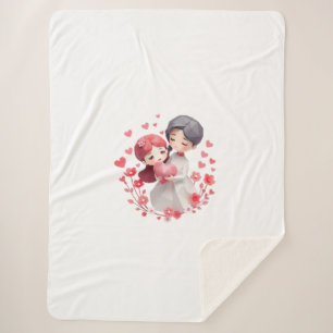 Mr. & Mrs.   Together Forever" Couple’s Blanket