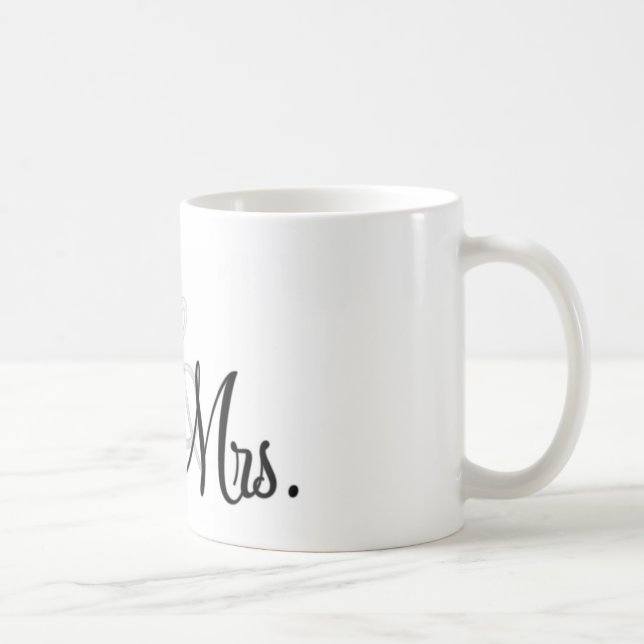 Mr. & Mrs. Unique Items Coffee Mug (Right)