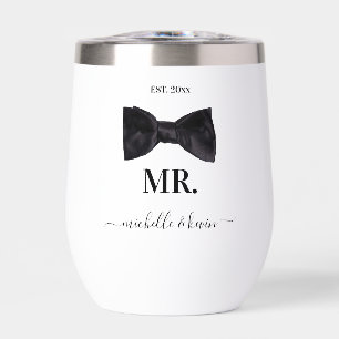 Mr. & Mrs. Wedding Black & White