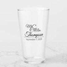 Mr. & Mrs. Wedding Celebration Date