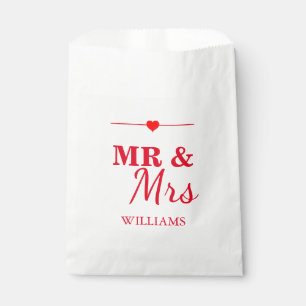 Mr. & Mrs. Wedding Favour Bag