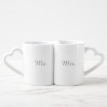 Mr Mrs Wedding Petal Press Co Elegant Coffee  Coffee Mug Set<br><div class="desc">Mr Mrs Wedding Petal Press Co Elegant Coffee Mug Set</div>