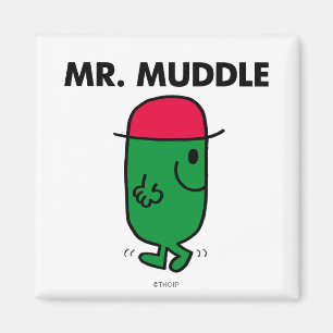 Mr. Muddle Walking Backwards Magnet