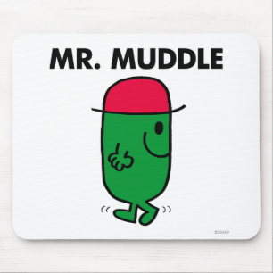 Mr. Muddle   Walking Backwards Mouse Pad