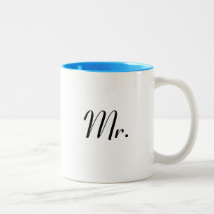 Mr mug - 1/2 part of Mr & Mrs mug set
