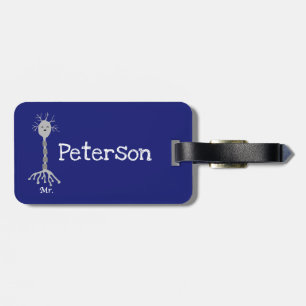 Mr. Neuron Luggage Tag