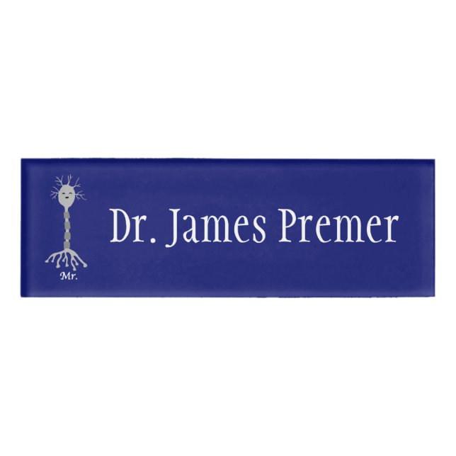 Mr. Neuron Name Tag (Front)