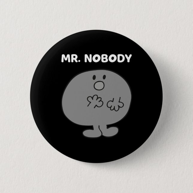 Mr Nobody 2 Inch Round Button (Front)