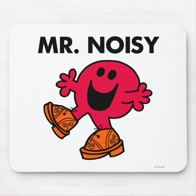 Mr. Noisy | Large Walking Clogs Mouse Pad (Front)