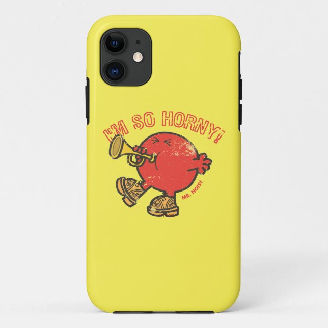 Mr. Noisy Tooting His Horn Case-Mate iPhone Case (Back)