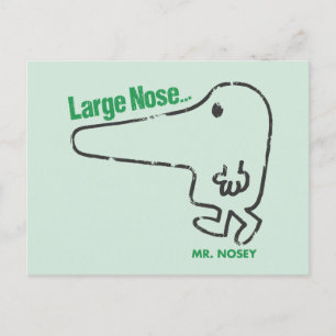 Mr. Nosey Large Nose Postcard