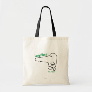 Mr. Nosey   Large Nose Tote Bag