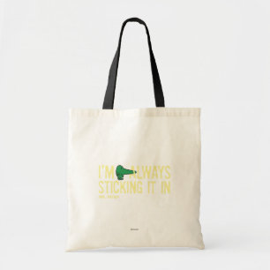Mr. Nosey Nosing Around   Yellow Lettering Tote Bag