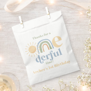 Mr Onederful 1st Birthday Party Favour Bags