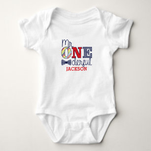 Mr. ONEderful Baby Jersey Bodysuit