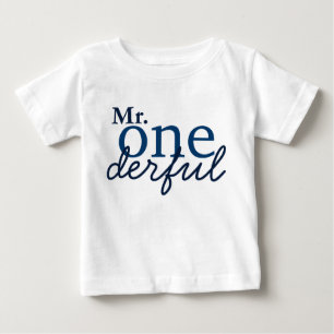 Mr Onederful Baby T Shirt