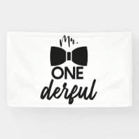 Mr. ONEderful Mr Wonderful First 1st Birthday