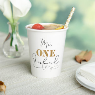 Mr. Onederful Paper Cups