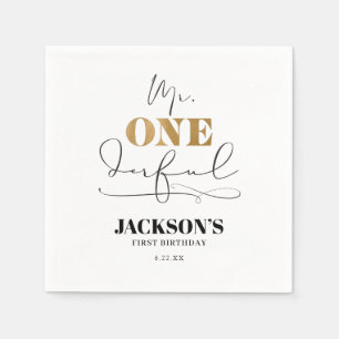 Mr. Onederful Paper Napkins