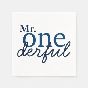 Mr Onederful Party Napkins
