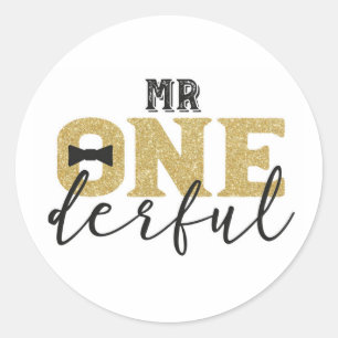 Mr Onederful Stickers