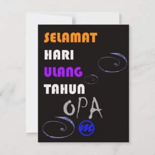MR. Opa Verjaardagskaart