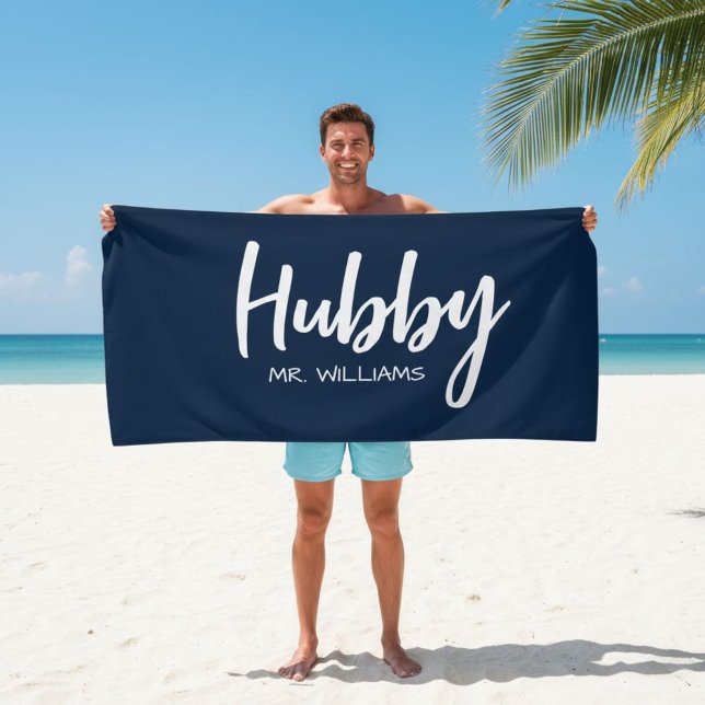 Mr or Mrs Beach Personalized Beach Towels (Creator Uploaded)