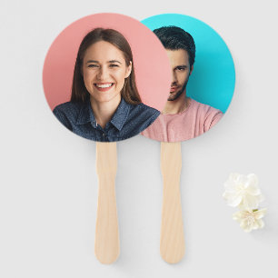 Mr or Mrs?   Bride Groom Photo Wedding Game  Hand Fan