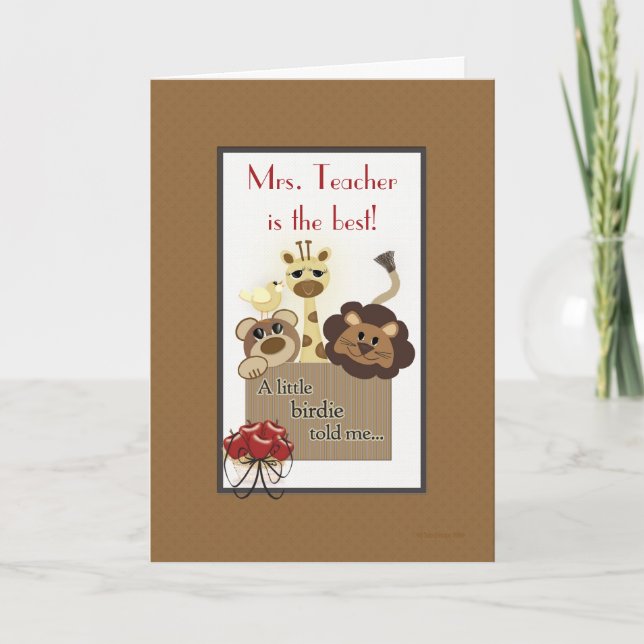 Mr or Mrs. Teacher Template (Front)