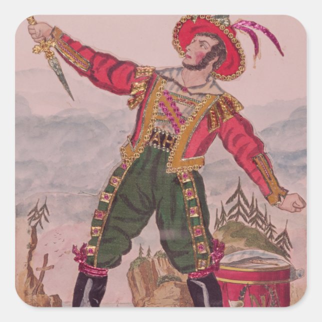 Mr. Osbaldiston as Andreas Hofer Square Sticker (Front)