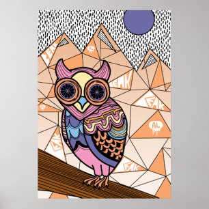 Mr. Owl Art Print