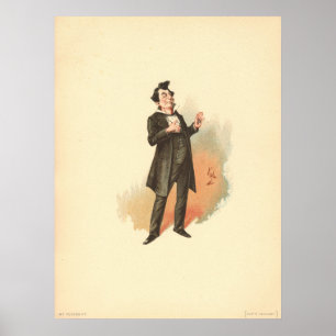 Mr. Pecksniff by Kyd from Martin Chuzzlewit Poster
